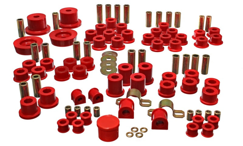 Energy Suspension 90-97 Mazda Miata Red Hyper-Flex Master Bushing Set Bushing Kits Energy Suspension