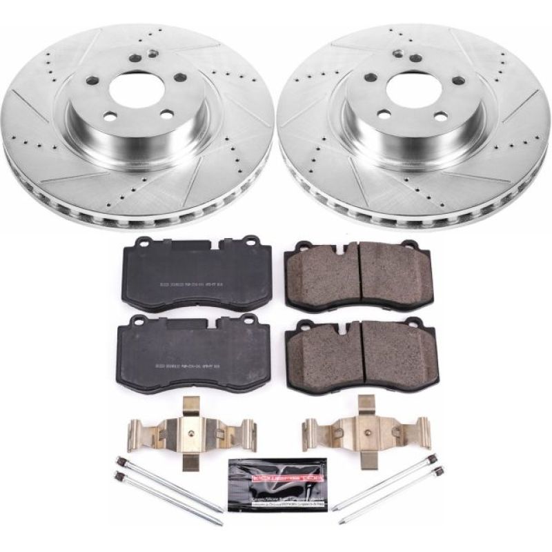Power Stop 07-08 Mercedes-Benz CL550 Front Z23 Evolution Sport Brake Kit Brake Kits - Performance D&S PowerStop