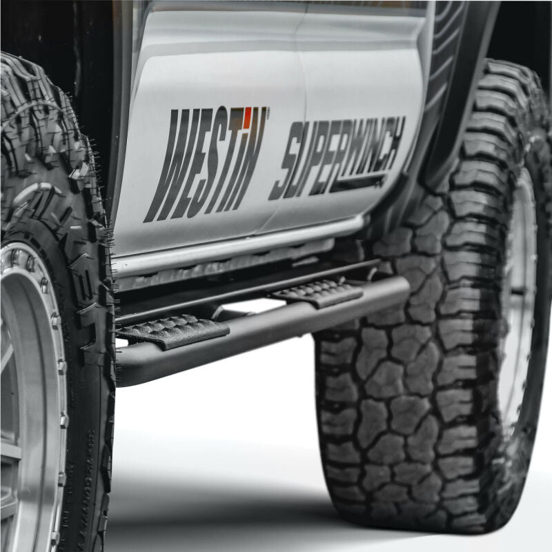 Westin 05-23 Toyota Tacoma Rock Slider - Textured Black Body Armor & Rock Rails Westin