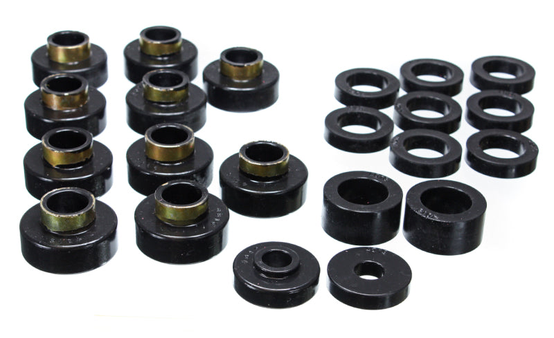 Energy Suspension Cj5-7 Body Mounts - Black Bushing Kits Energy Suspension