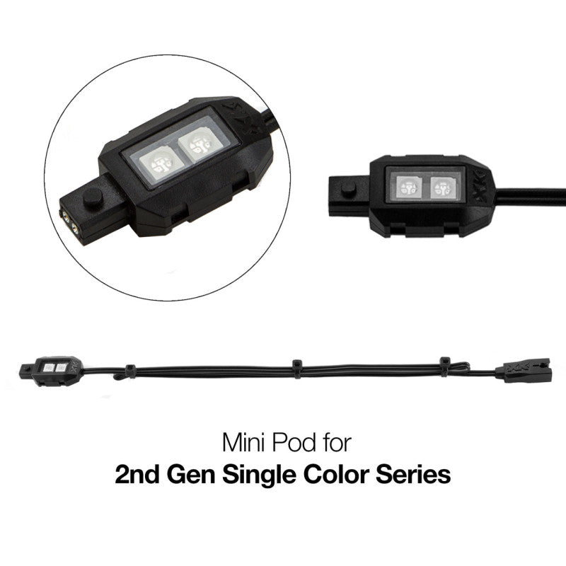 XK Glow Single Color Ultra Bright Compact Pod LIGHT BLUE - 2nd Gen Light Bars & Cubes XKGLOW