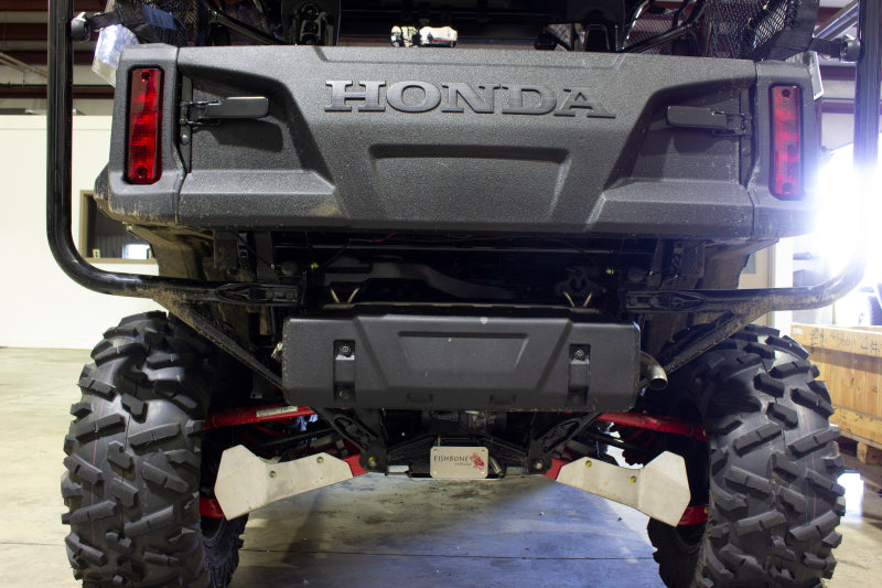 Fishbone Offroad Hitch Cover - 2In Hitch - Black Powdercoated Steel Hitch Covers Fishbone Offroad