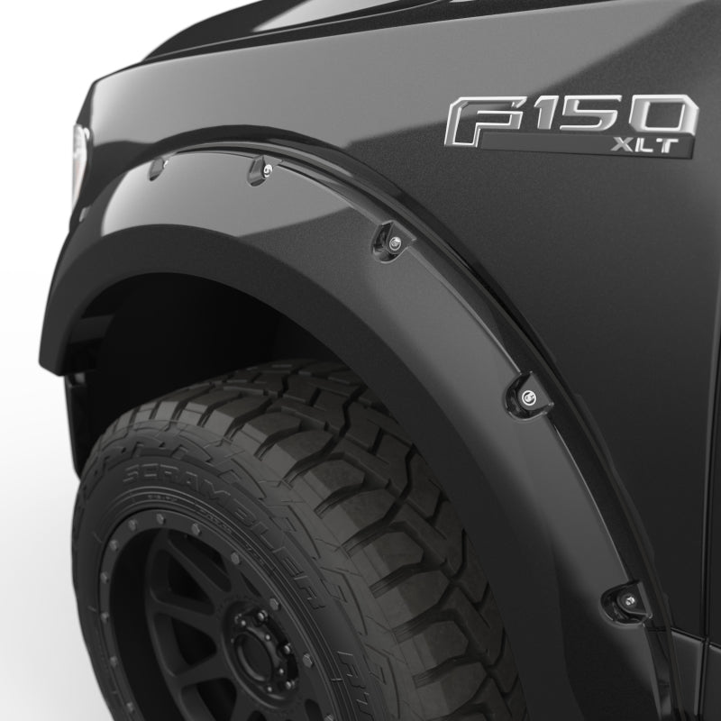 EGR 2018 Ford F150 Bolt-On Look Color Match Fender Flares - Set - Shadow Black Fender Flares EGR