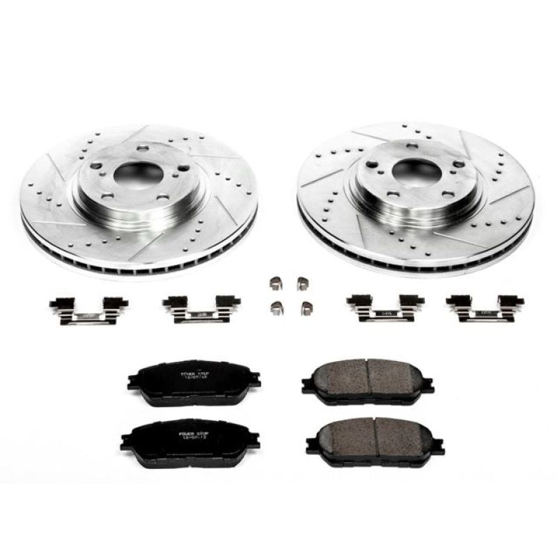 Power Stop 04-06 Lexus ES330 Front Z23 Evolution Sport Brake Kit Brake Kits - Performance D&S PowerStop