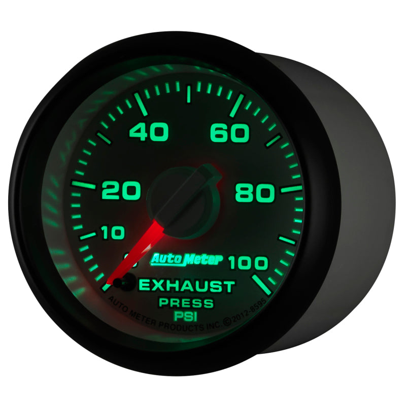 Autometer Factory Match Exhaust Pressure Gauge 2-1/16in 0-100 PSI FSE Dodge Gauges AutoMeter