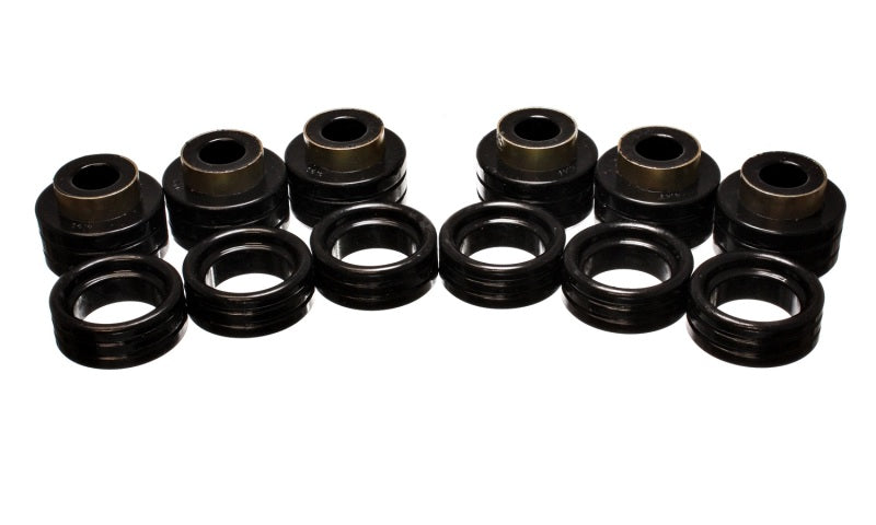 Energy Suspension 94-01 Dodge Ram 1500 / 94-02 Ram 2500/3500 Black Body (Cab) Mount Set Bushing Kits Energy Suspension
