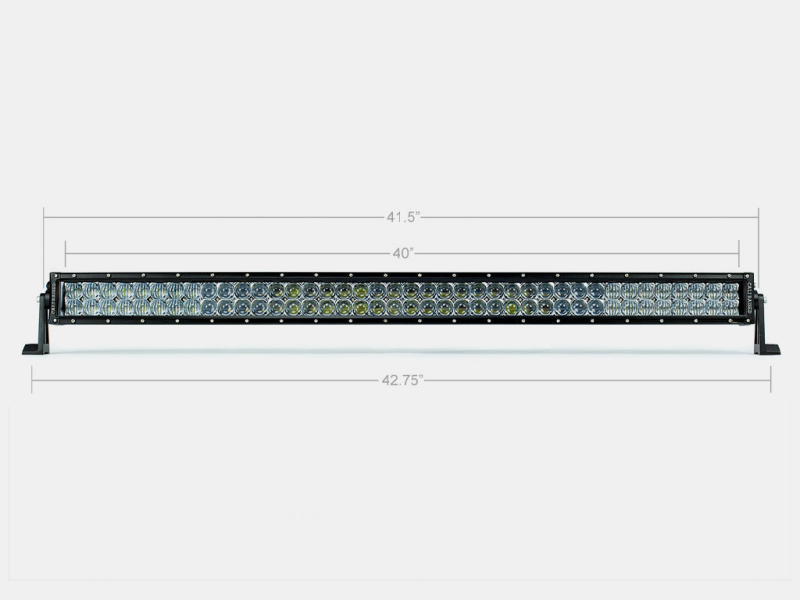 Cali Raised 42 Dual Row 5D Optic Osram Led Bar - Spot Light Bars & Cubes Cali Raised LED