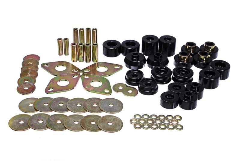 Energy Suspension 00-02 Toyota 4-Runner 2WD/4WD Black Body Mount Bushing Set Bushing Kits Energy Suspension
