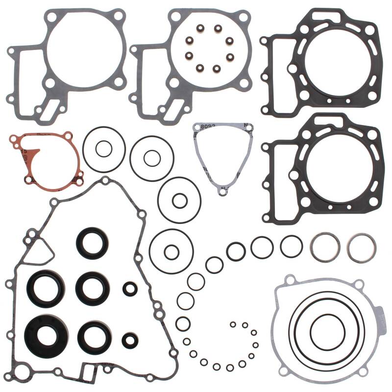 Vertex Gaskets 05-11 Kawasaki KVF750 Brute Force Complete Gasket Kit w/ Oil Seals Engine Hardware Vertex Pistons