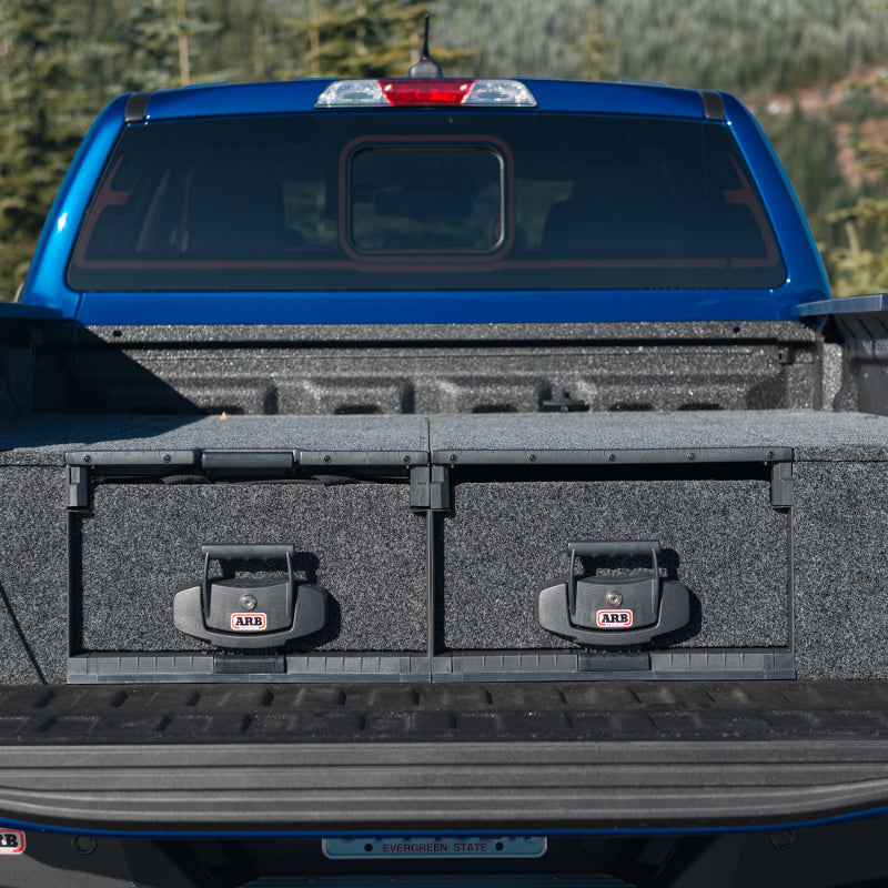 ARB 19-20 Ford Ranger Supercrew Double Cargo Drawer Kit Storage Racks ARB