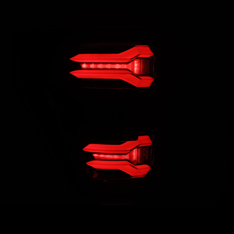 AlphaRex 21-23 Ford F-150 LUXX LED Taillights - Alpha-Black w/ BLIS Tail Lights AlphaRex