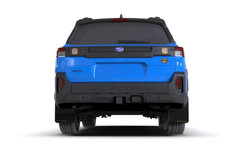 Rally Armor 2026 Subaru Outback Black UR Mud Flap w/Orange Logo Mud Flaps Rally Armor