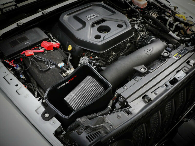 aFe Magnum FORCE Intake Stage-2 Pro Dry S Filter 18-23 Jeep Wrangler (JL) L4-2.0L (t) Cold Air Intakes aFe