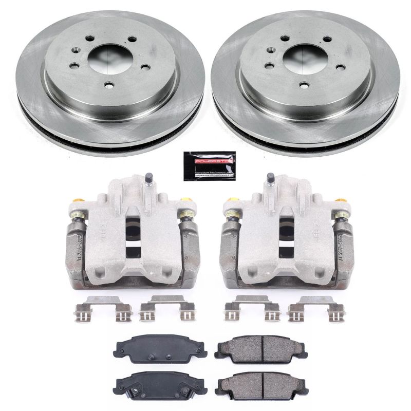 Power Stop 03-07 Cadillac CTS Rear Autospecialty Brake Kit w/Calipers Brake Kits - OE PowerStop