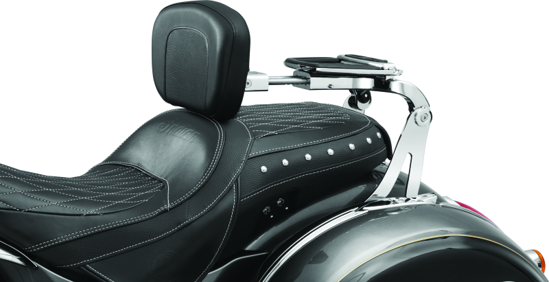 Kuryakyn Multi-Purpose Backrest Chrome Seats Kuryakyn