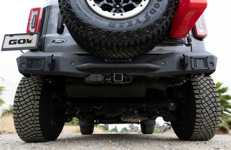 Go Rhino 21-24 Ford Bronco 2/4dr (Excl. Sport) Rockline Rear Full Width Bumper Bumpers - Steel Go Rhino