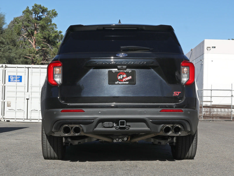 aFe MACH Force-Xp 2.5in. 304 SS C/B Exhaust 20-21 Ford Explorer V6-3.0L - Polished Tip Catback aFe