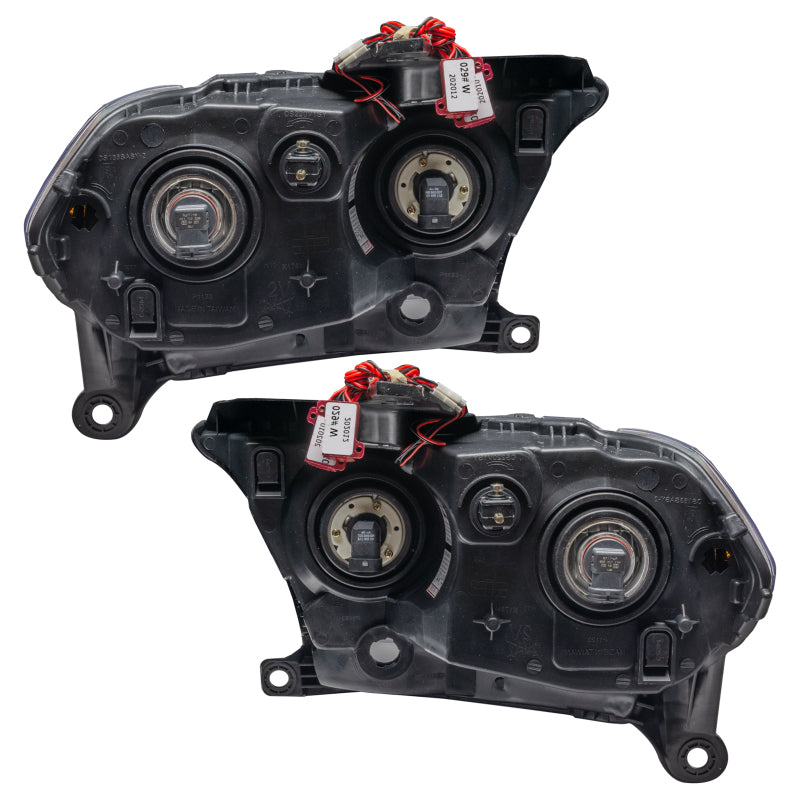 Oracle 11-13 Dodge Durango SMD HL Halogen - Black - ColorSHIFT w/ 2.0 Controller Headlights ORACLE Lighting