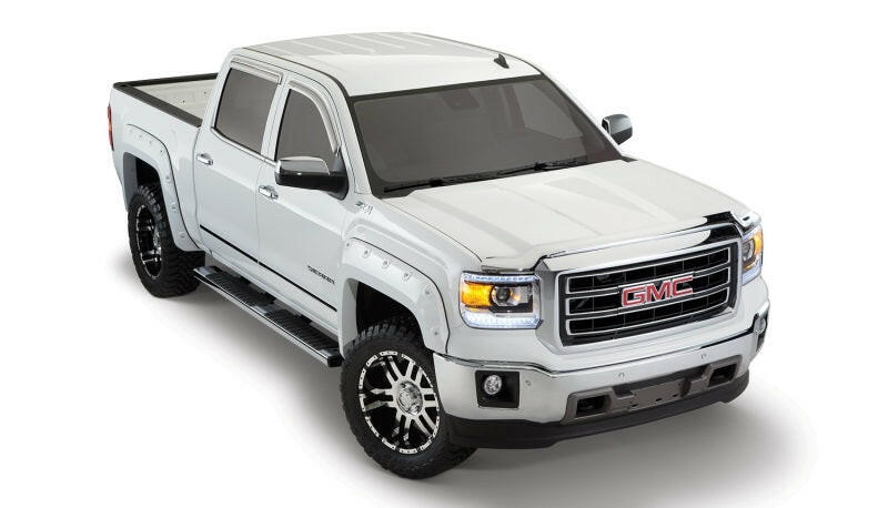 Bushwacker 16-18 GMC Sierra 1500 Boss Pocket Style Flares 4pc - Black Fender Flares Bushwacker