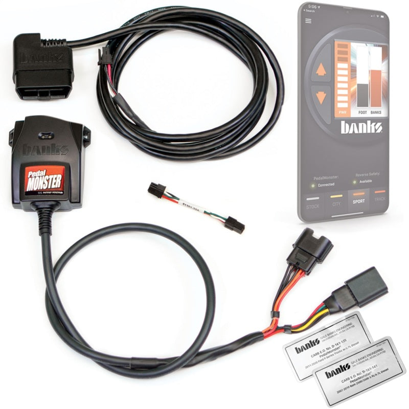 Banks Power Pedal Monster Kit (Stand-Alone) - Molex MX64 - 6 Way - Use w/Phone Throttle Controllers Banks Power
