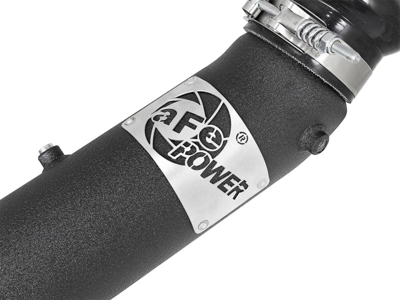 aFe BladeRunner 3in/3-1/2in Black Intercooler Tubes Hot/Cold 2017 GM Diesel Trucks V8 6.6L (td) L5P Intercoolers aFe