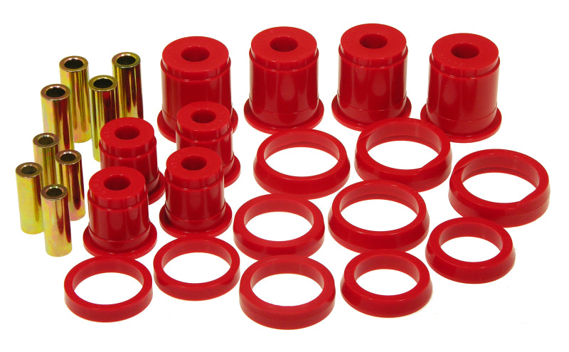 Prothane 84-99 Jeep Cherokee/Commander Front Control Arm Bushings - Red Bushing Kits Prothane