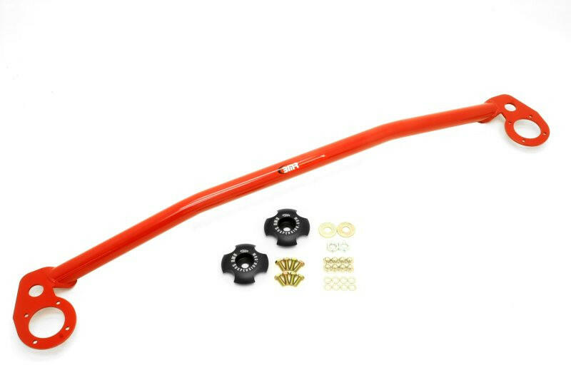 BMR 2010 5th Gen Camaro Front 2-Point Strut Tower Brace - Red Strut Bars BMR Suspension