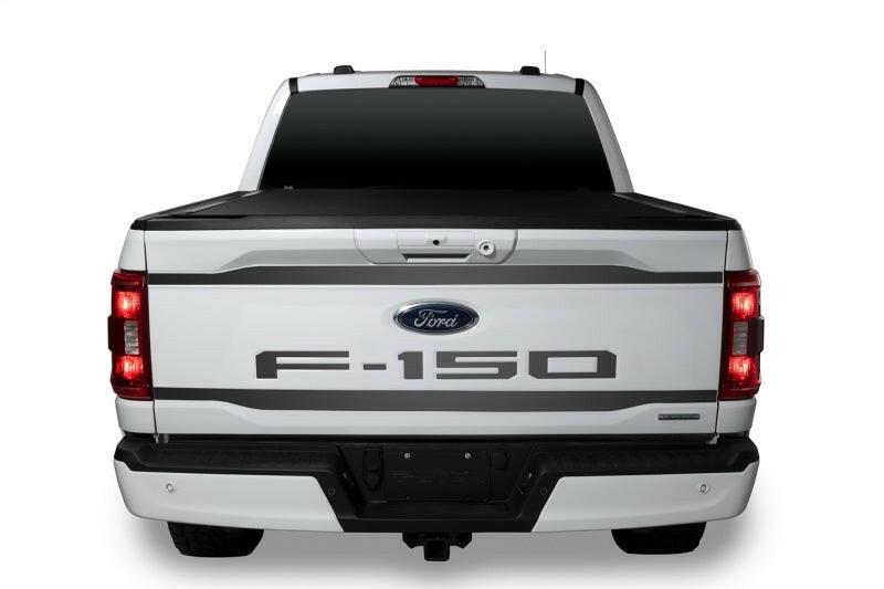 Putco 2021 Ford F-150 Stainless Steel Black Platinum Upper/Lower Tailgate Accent (2pcs) Exterior Trim Putco