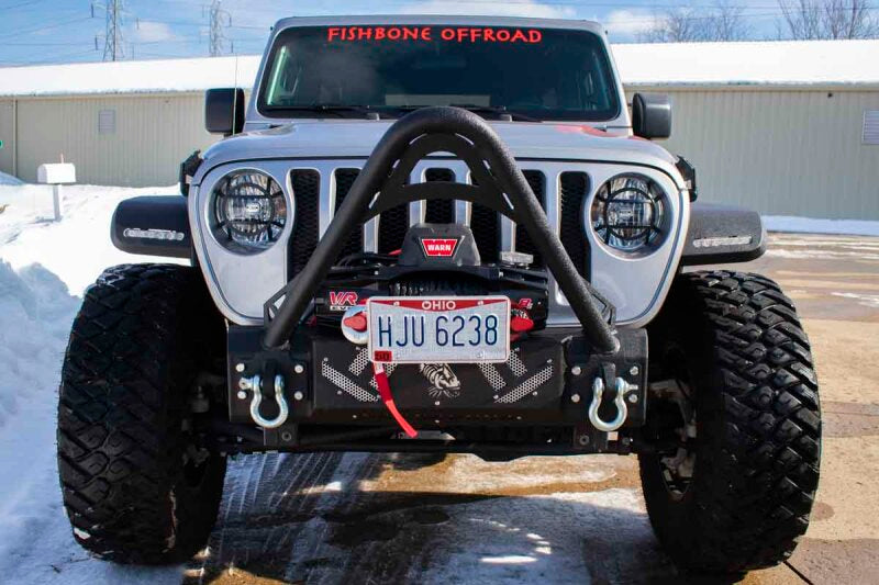 Fishbone Offroad 07-18 Jeep Wrangler JK Barracuda Stinger Bar Body Armor & Rock Rails Fishbone Offroad