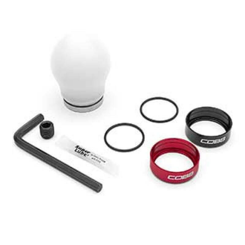 COBB 04-23 Volkswagen Golf GTI / 14-24 Volkswagen Golf R Weighted Shift Knob - White Shift Knobs COBB