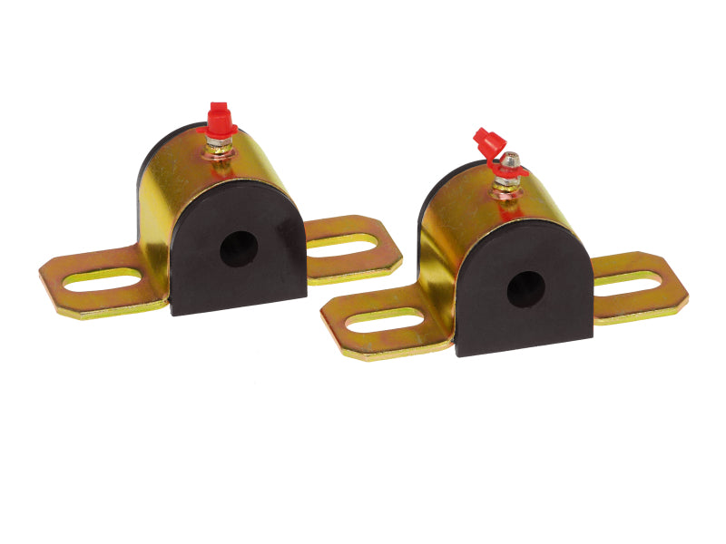 Prothane Universal Greasable Sway Bar Bushings - 1/2in - Type B Bracket - Black Sway Bar Bushings Prothane