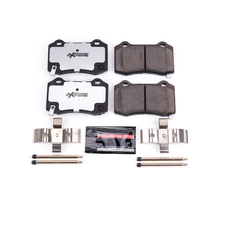 Power Stop 12-23 Dodge Charger Rear Z26 Extreme Street Brake Pads w/Hardware Brake Pads - Performance PowerStop