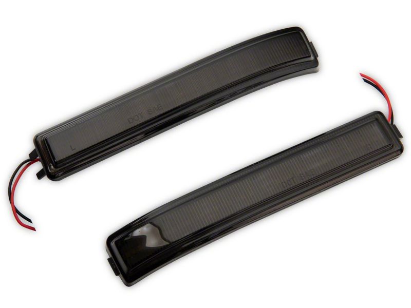 Raxiom 09-14 Ford F-150 Axial Series White LED Mirror Turn Signal- Smoked Side Mirrors Raxiom