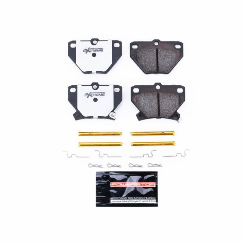 Power Stop 03-06 Pontiac Vibe Rear Z26 Extreme Street Brake Pads w/Hardware Brake Pads - Performance PowerStop