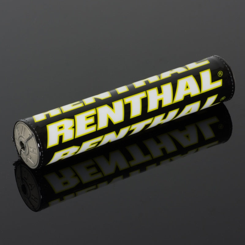 Renthal Team Issue SX Pad - Black/ White/ Yellow Bar Pads Renthal