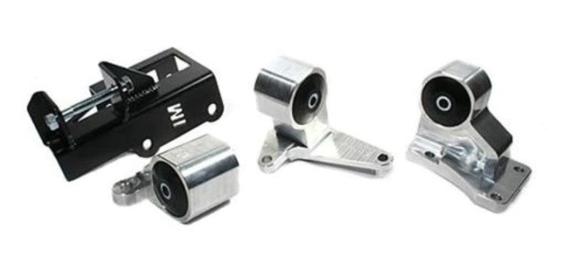 Innovative 92-95 Civic H-Series Silver Aluminum Mounts Solid Bushings Engine Mounts Innovative Mounts