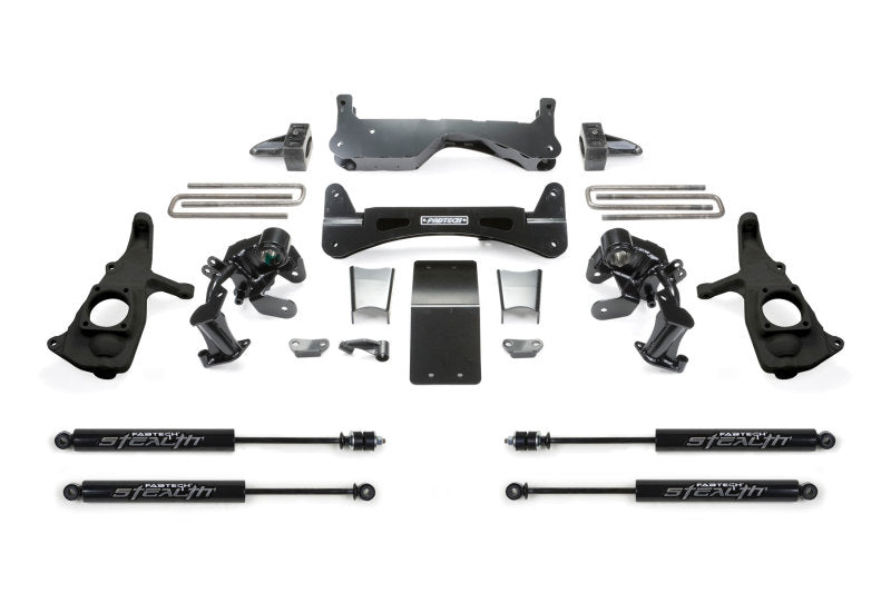 Fabtech 11-19 GM 3500HD 2WD/4WD 6in Rts Sys w/Stealth Lift Kits Fabtech