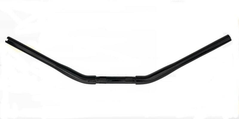 Burly Brand Drag Bar 0in TBW - Matte Black Handlebars Burly Brand