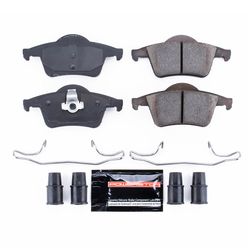 Power Stop 01-09 Volvo S60 Rear Z23 Evolution Sport Brake Pads w/Hardware Brake Pads - Performance PowerStop