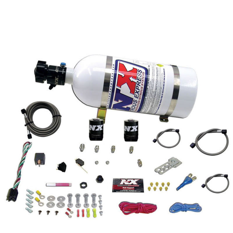 Nitrous Express All Ford EFI Single Nozzle Nitrous Kit (35-150HP) w/10lb Bottle Nitrous Systems Nitrous Express