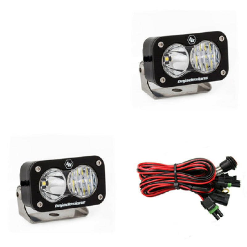 Baja Designs S2 Pro Series LED Light Pods Driving Combo Pattern - Pair Light Bars & Cubes Baja Designs