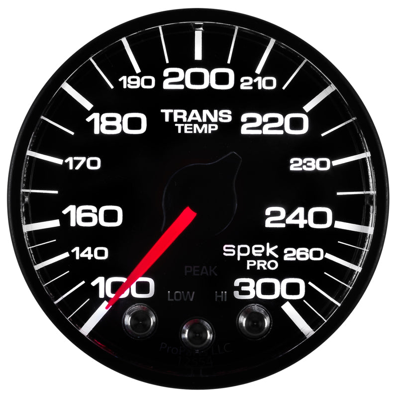 Autometer Spek-Pro 52.4mm 100-300 Deg F Digital Stepper Motor Trans Temp Gauge Gauges AutoMeter