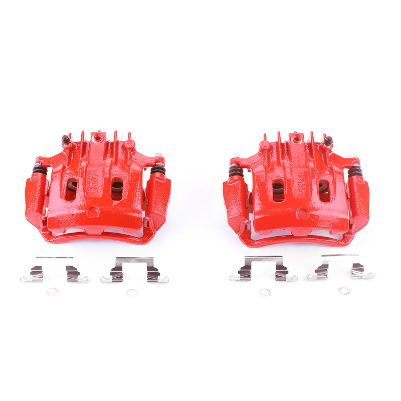 Power Stop 00-05 Ford Excursion Rear Red Calipers w/Brackets - Pair Brake Calipers - Perf PowerStop