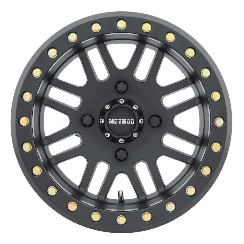 Method MR406 UTV Beadlock 15x10 / 5+5/-2mm Offset / 4x156 / 132mm CB Matte Black Wheel Wheels - Cast Method Wheels