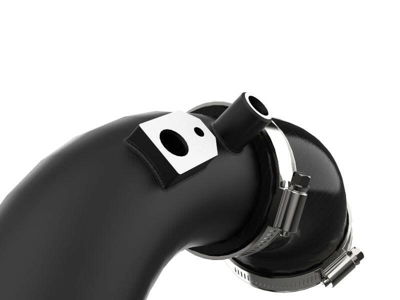 aFe BladeRunner 2 1/2in Intercooler Hot Side Charge Pipe 18-21 Jeep Wrangler JL L4-2.0L (t) - Black Intercoolers aFe