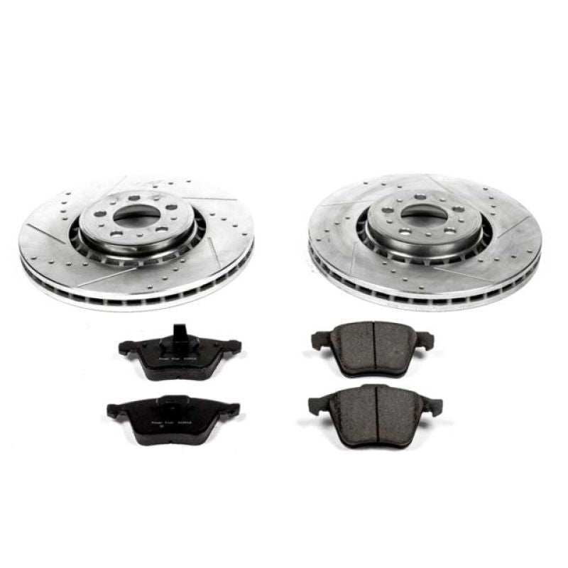 Power Stop 03-14 Volvo XC90 Front Z23 Evolution Sport Brake Kit Brake Kits - Performance D&S PowerStop