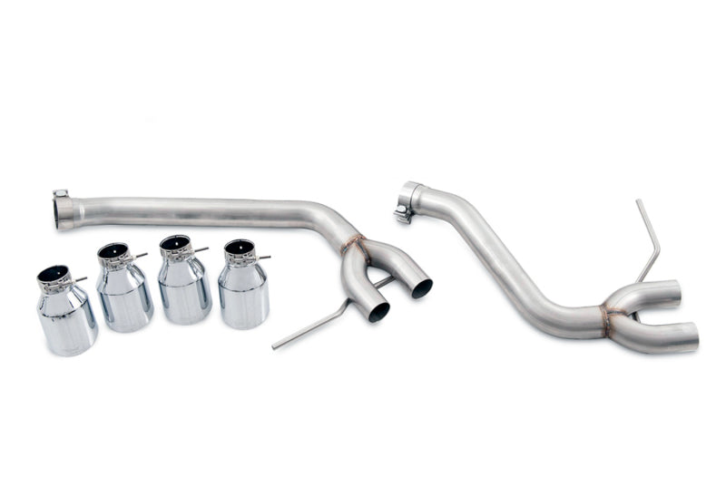 AWE Tuning Porsche Macan Track Edition Exhaust System - Chrome Silver 102mm Tips Axle Back AWE Tuning