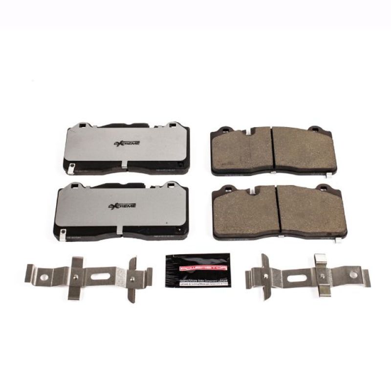 Power Stop 16-19 Cadillac CTS Front Z26 Extreme Street Brake Pads w/Hardware Brake Pads - Performance PowerStop