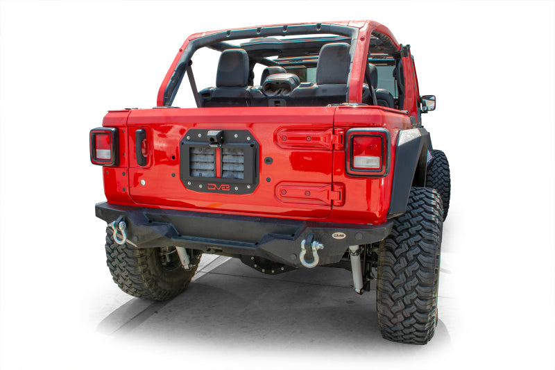DV8 Offroad 2018+ Jeep Wrangler JL Spare Tire Delete Kit Brackets DV8 Offroad