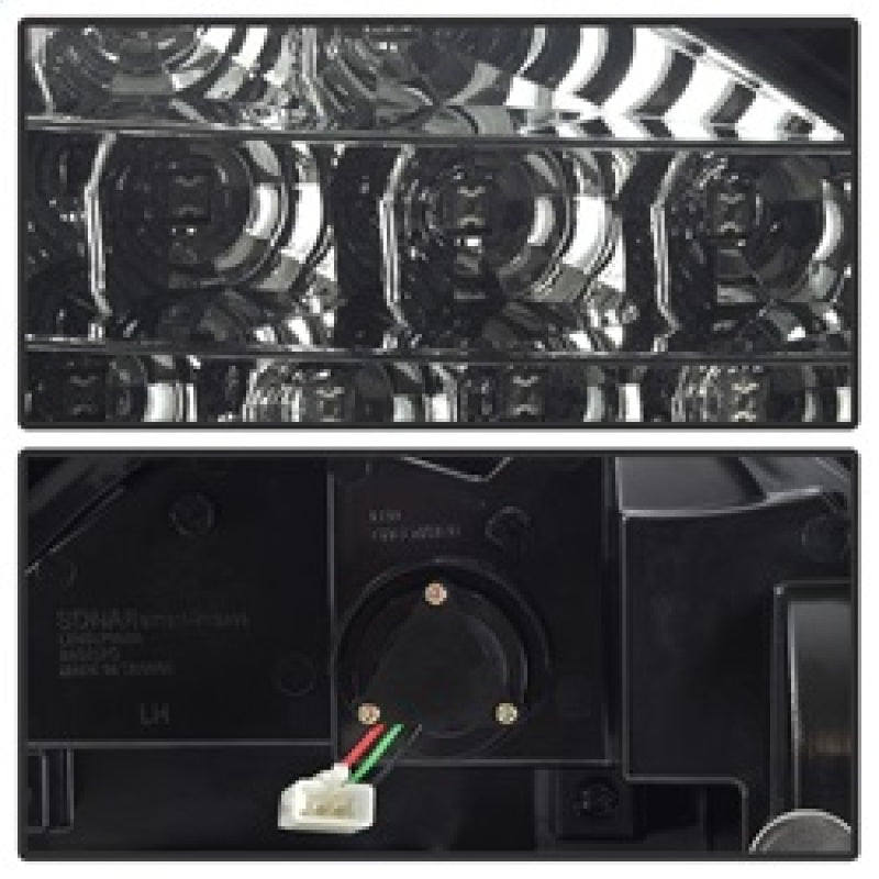 Spyder 99-05 Pontiac Grand Am LED Tail Lights - Black Smoke Tail Lights SPYDER